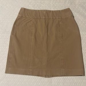 Banana Republic dark beige skirt